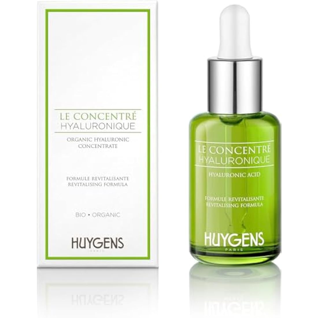 HUYGENS Hyaluronic Acid Concentrate – Organic Hydrating Serum - 30mL