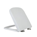 LOORMEI Square Toilet Seat – Soft Close Heavy Duty Top Fixing Plastic
