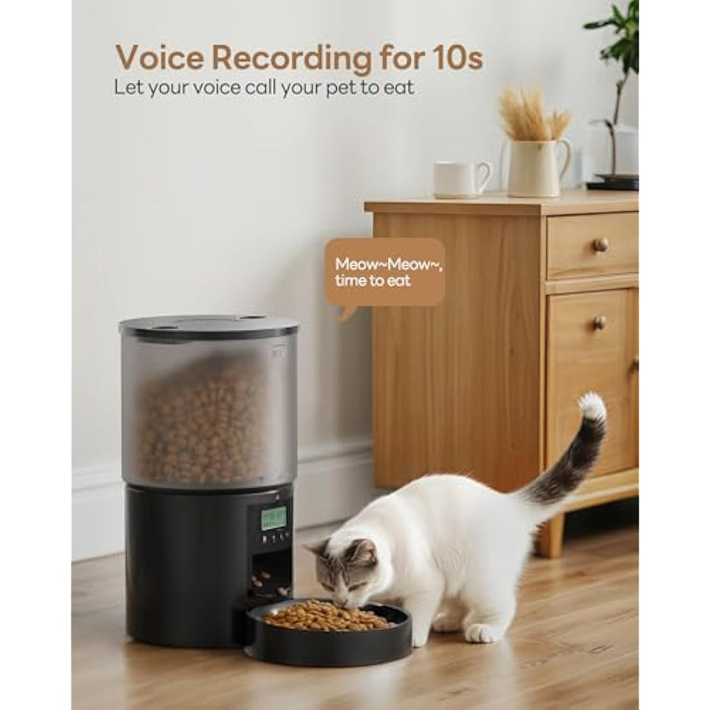 Jolof Store Automatic Cat Feeder | 4L Programmable Timer Pet Food Dispenser
