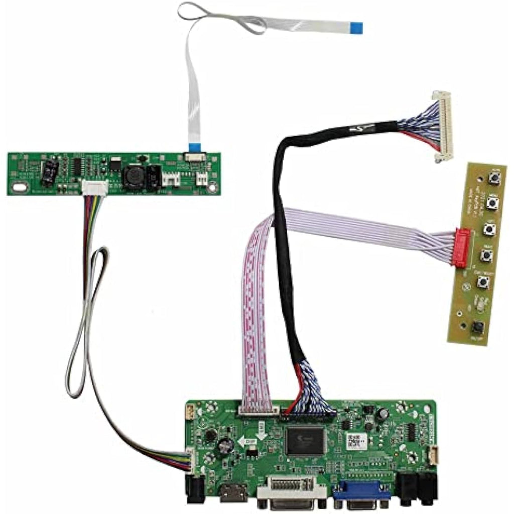 VSDISPLAY VGA DVI LVDS Controller Board for 21.5" 23" 1920x1080 LCD Screen