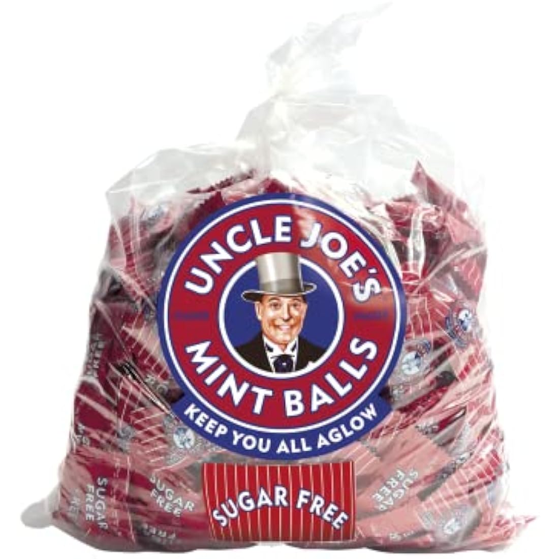 Uncle Joe's Sugar Free Mint Balls – 2kg Bulk Bag Traditional Sweets
