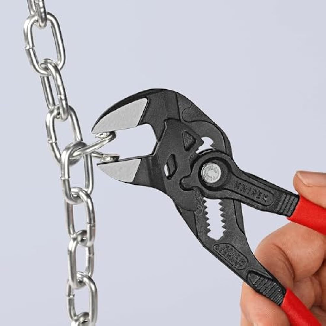 Knipex Pliers Wrench | 180mm Adjustable Spanner with Plastic Grip