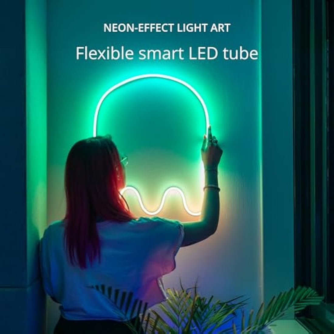 Twinkly Flex 3m RGB LED Strip – Flexible Smart Tube for Gaming & Decor
