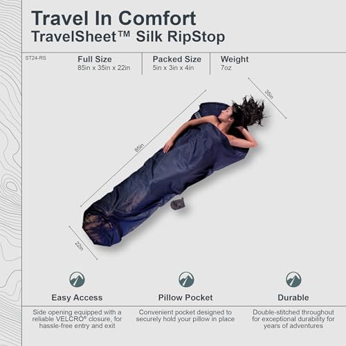 Cocoon Silk Sleeping Bag – Jolof Store Lightweight Travel Liner