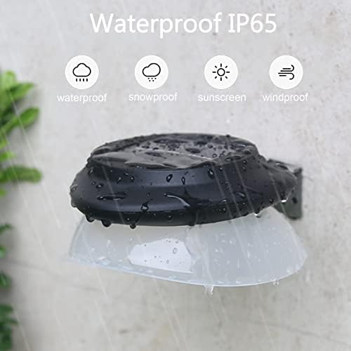 AVEKI 9 LED Solar Fence Gutter Lights – Waterproof Outdoor Security (6 Pack)