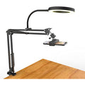 Overhead Phone Mount with Ring Light | Flexible Desk Stand