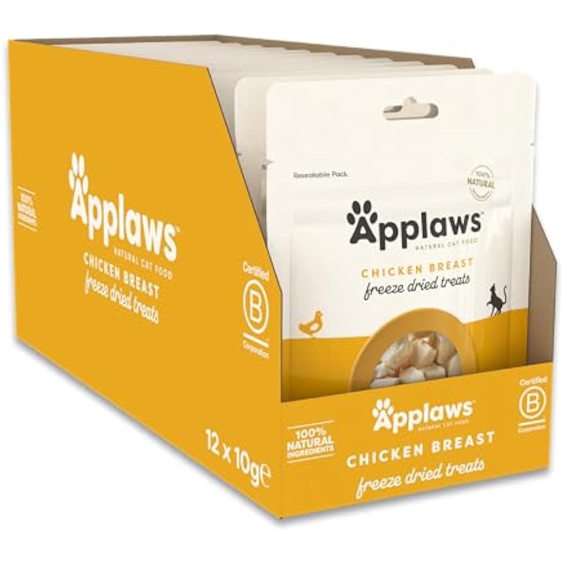 Applaws Freeze Dried Chicken Cat Treats – Natural Grain Free (12x10g)