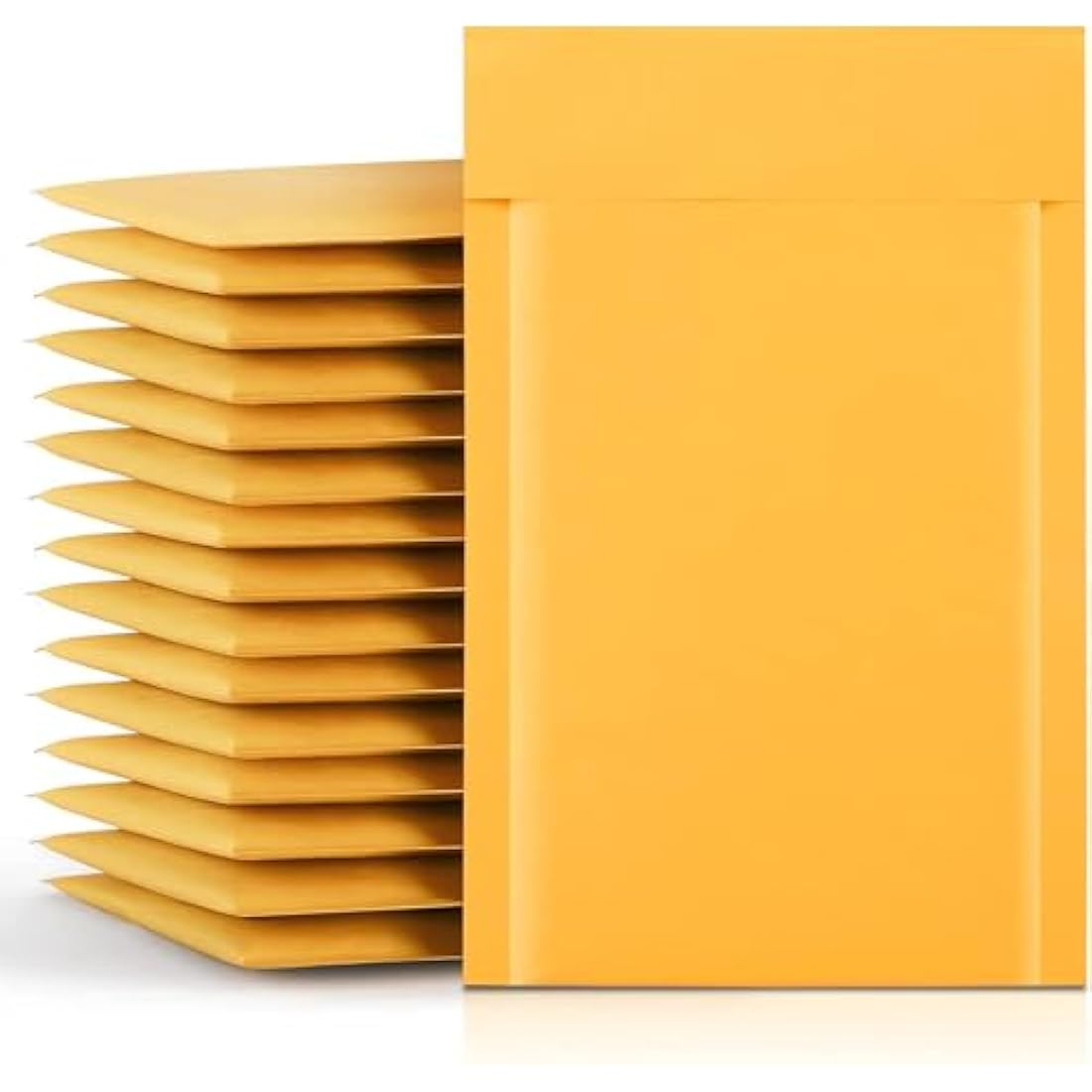 Switory Yellow Kraft Bubble Mailers – 4x7 Inch Eco-Friendly Padded Envelopes