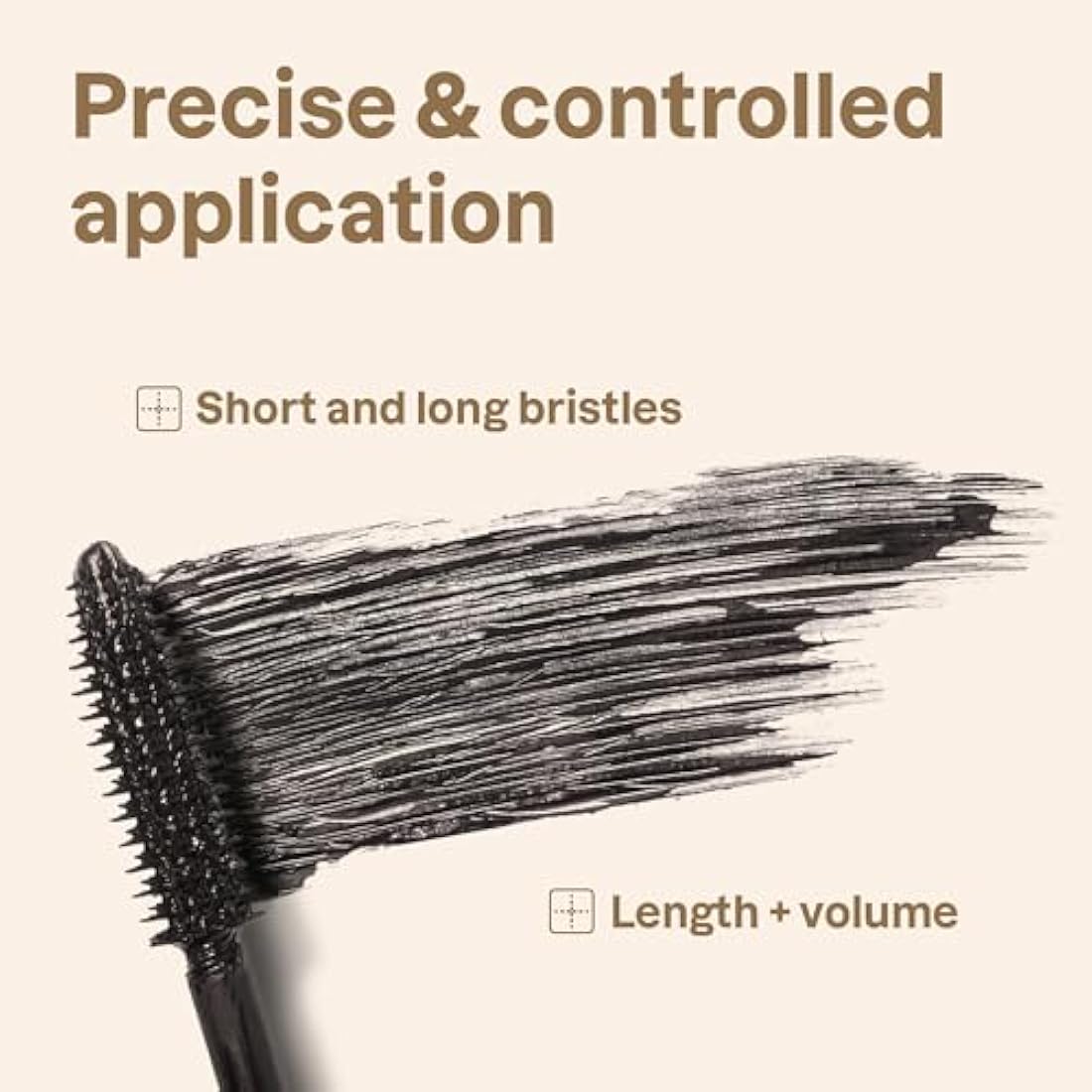 ATTITUDE Oceanly Serum Infused Mascara | Volumizing Vegan Makeup, Black