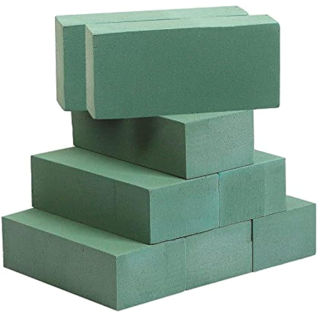 ZOENHOU 8 Pack Floral Foam Blocks | High Density Wet & Dry Flower Bricks