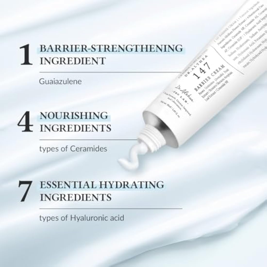 Dr.Althea 147 Barrier Cream | Vegan Ceramide & Hyaluronic Moisturizer