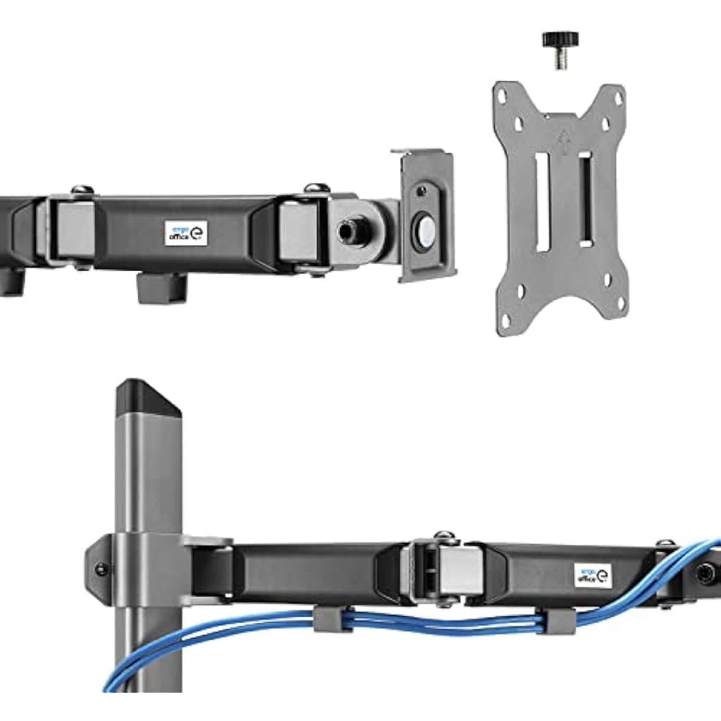 Ergo Office ER-448 Articulating Monitor Arm, 17-32", VESA Desk Mount