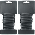 KINGLAKE 2-Pack Black Garden Soft Tie – 16m Flexible Plant Twist Wire