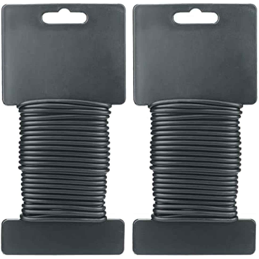 KINGLAKE 2-Pack Black Garden Soft Tie – 16m Flexible Plant Twist Wire