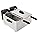 Caterlite Dual Tank Electric Countertop Fryer | 2 x 3.5L | 2kW
