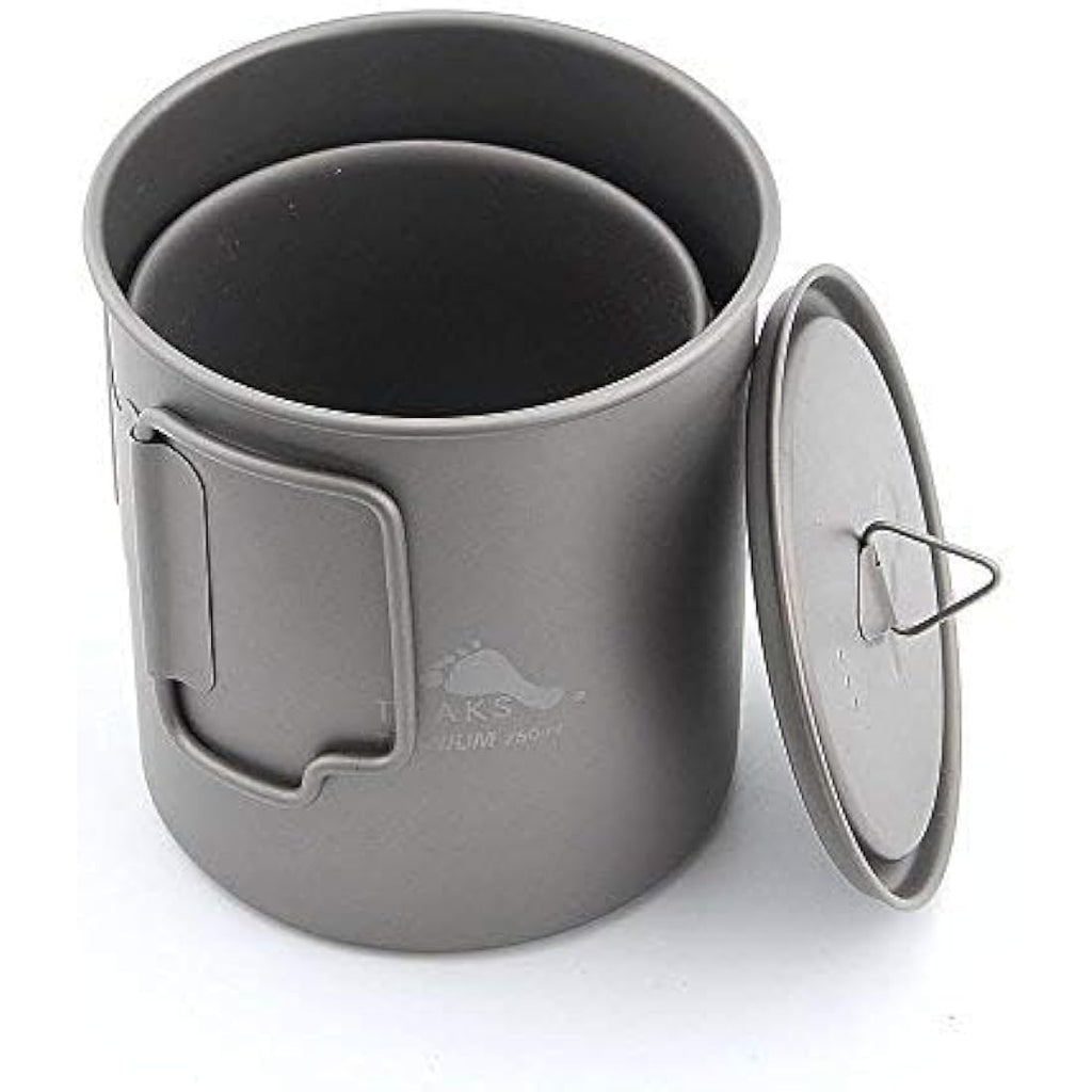 TOAKS Titanium 750ml Pot and 450ml Cup Set – Ultralight Camping Gear