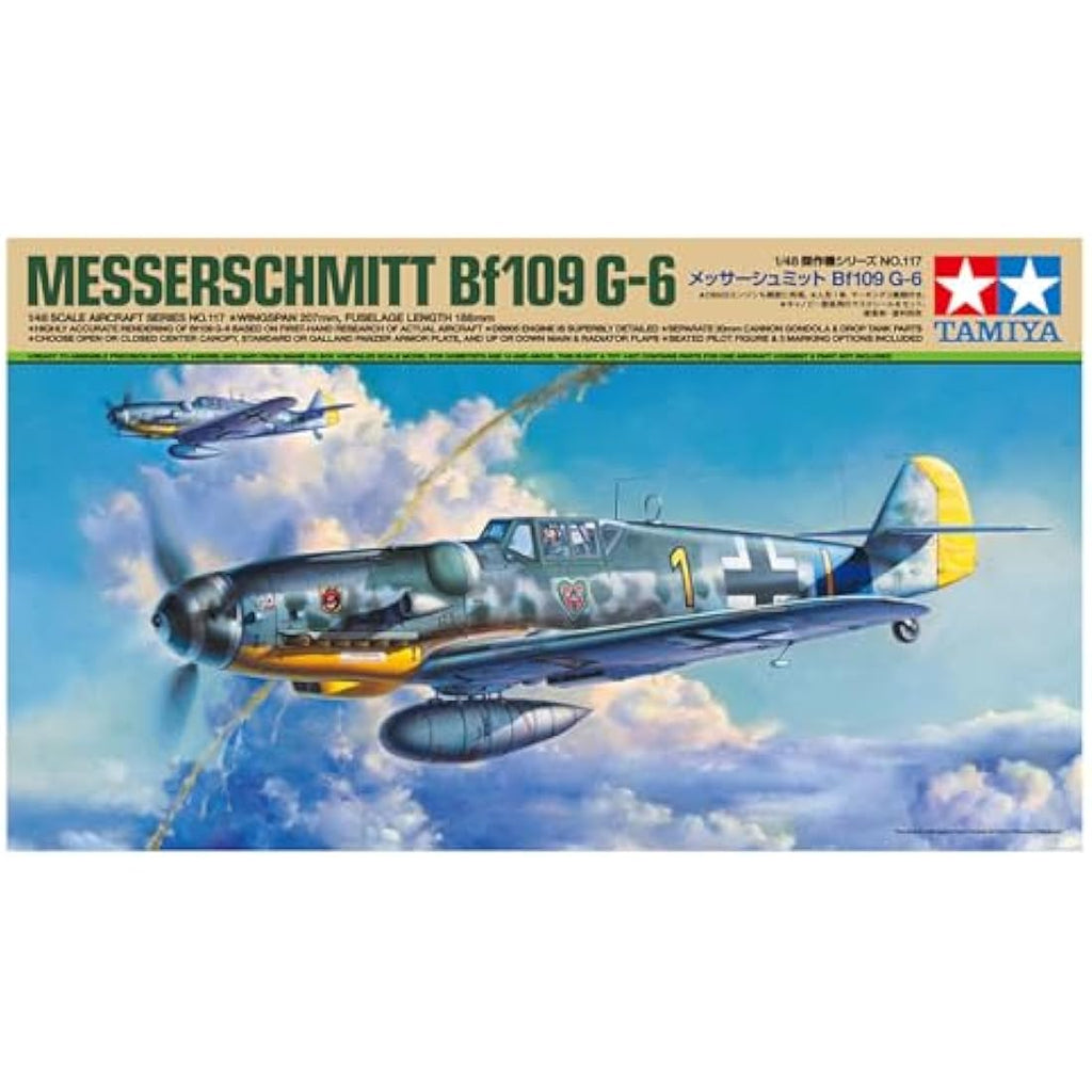 Tamiya Messerschmitt BF-109 G6 1:48 Scale Aircraft Model Kit