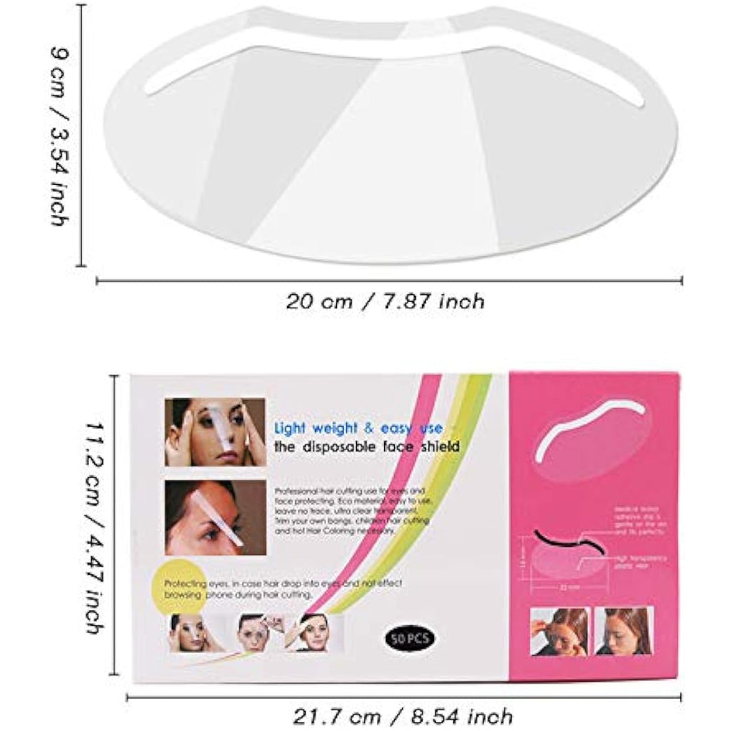 Disposable Plastic Eye Shields for Microblading - 50 Pack