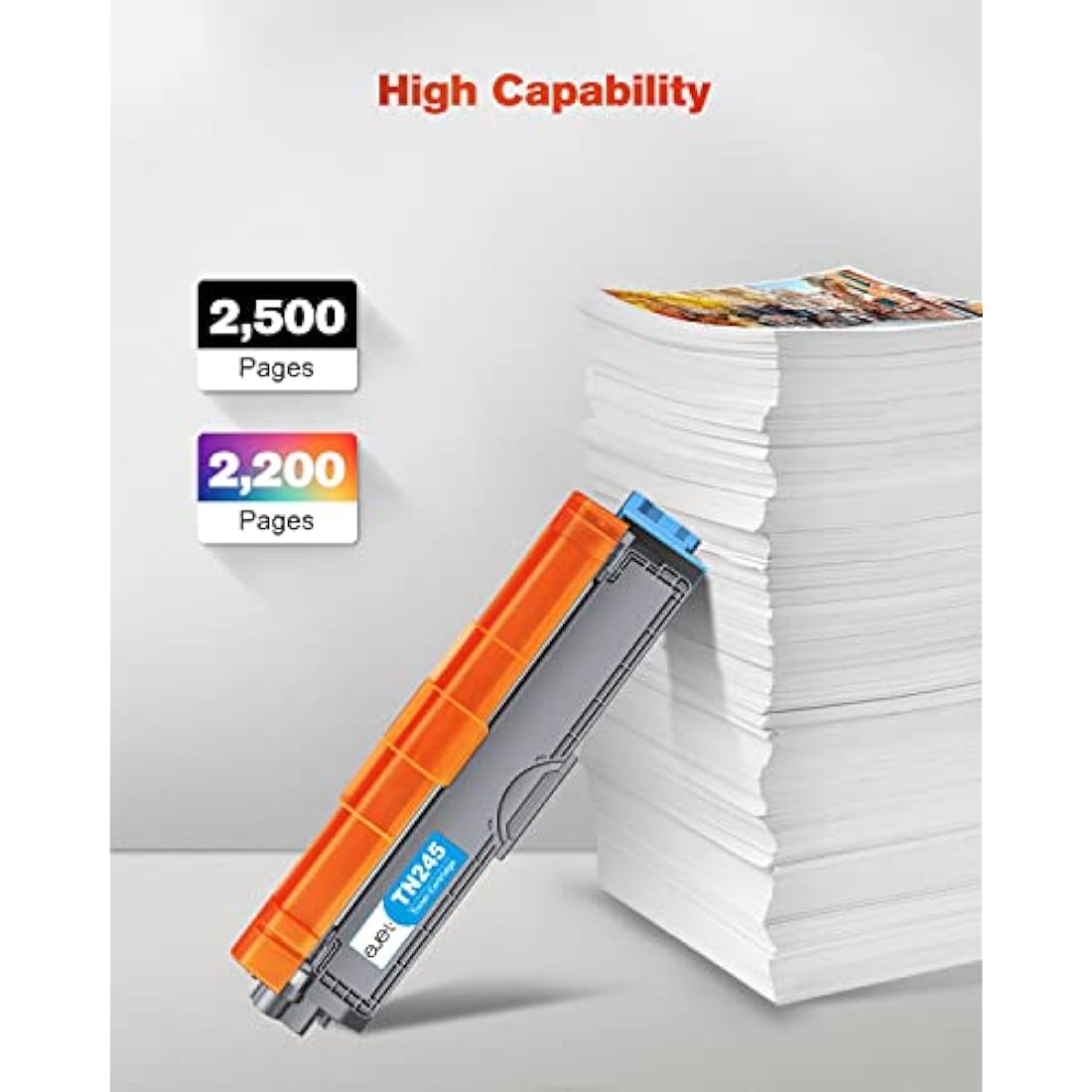 ejet TN241 TN245 Compatible Toner Cartridges for Brother DCP-9020CDW - 5 Pack