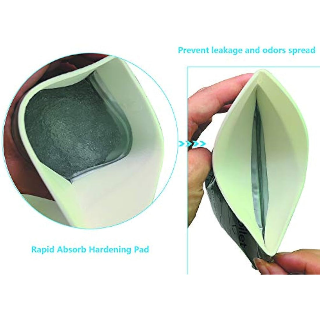 Alled Disposable Urine Bags | 700ml Leak-Proof Portable Emergency Pee Bags