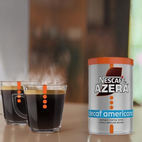 NESCAFÉ Azera Americano Decaff Instant Coffee - 90g Tin (Pack of 6)