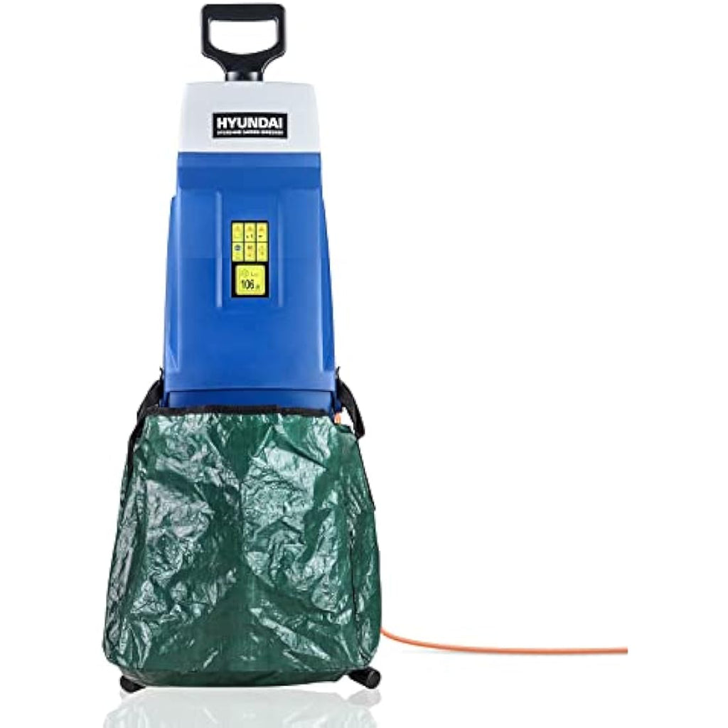 Hyundai Electric Garden Shredder – 2400W Wood Chipper with 10m Cable