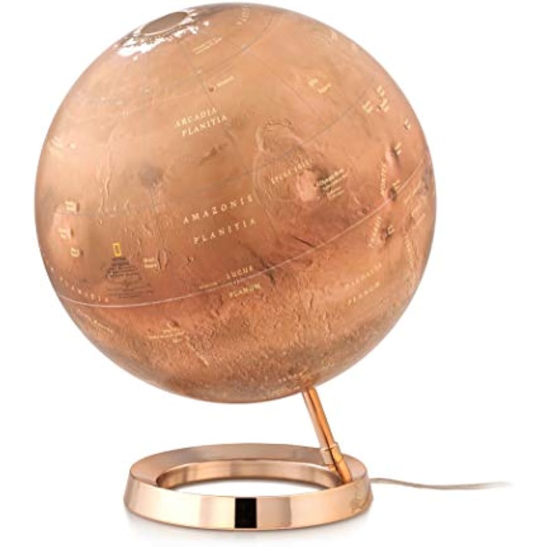 National Geographic World Globe – Red Desktop Educational Decor