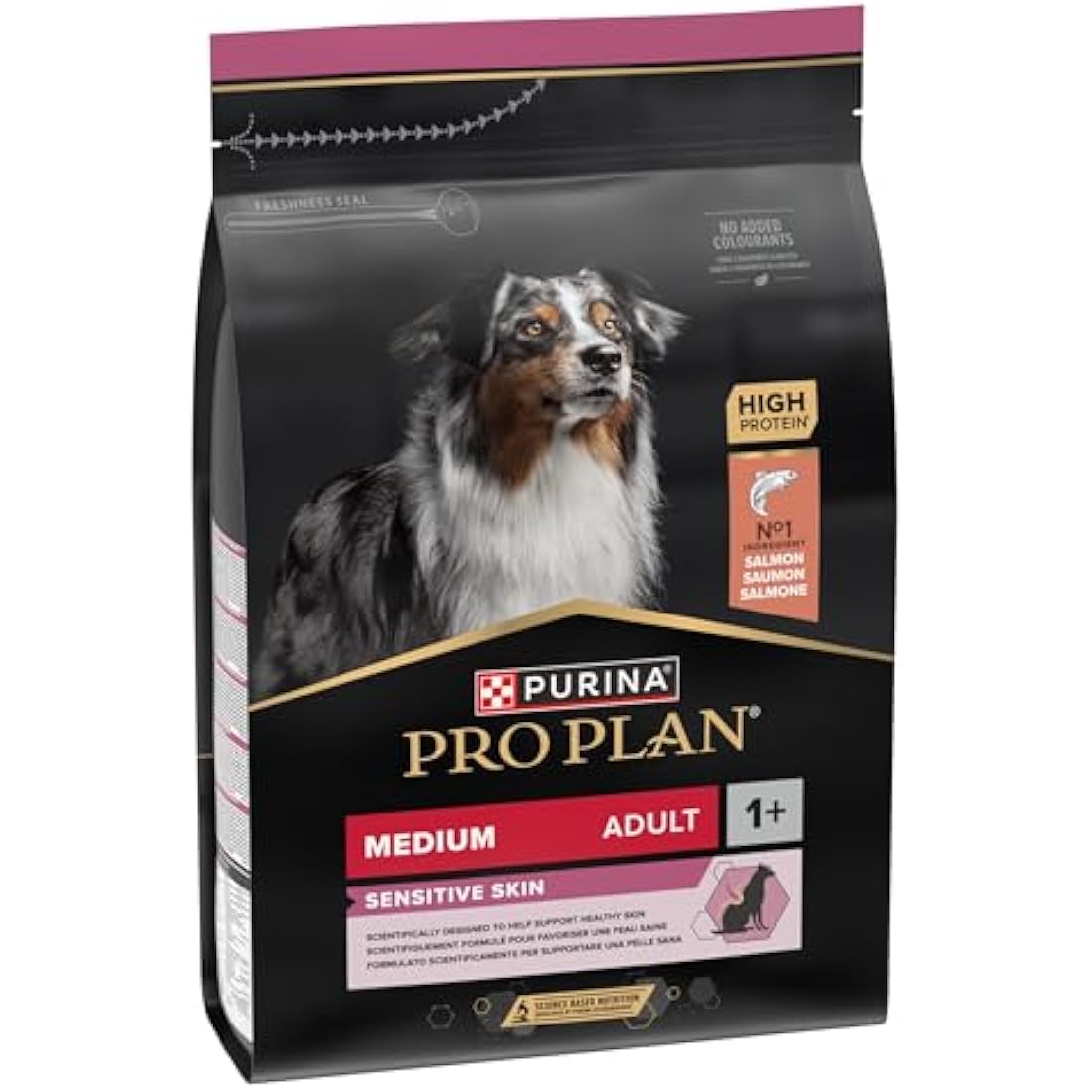 Pro Plan Medium Adult Sensitive Skin Salmon Dry Dog Food - 3kg
