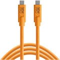 Tether Tools USB-C to USB-C Data Cable – 4.6m High Visibility Orange