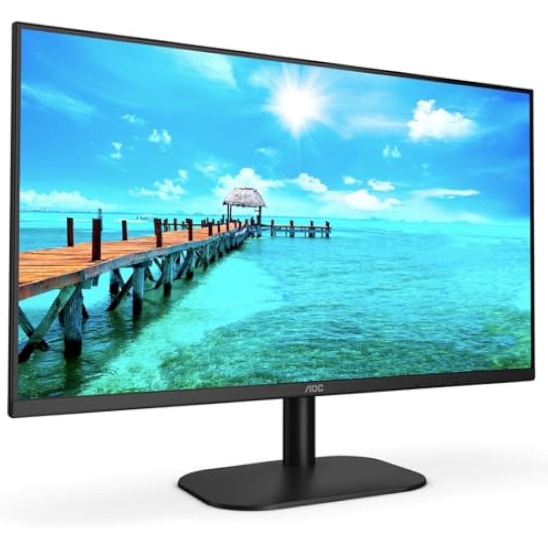 AOC 27B2AM 27" FHD Frameless Monitor | 75Hz VA Display with Speakers