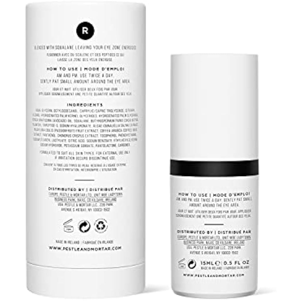 Pestle & Mortar Recover Peptide Eye Cream | Anti-Ageing & Dark Circles - 15ml