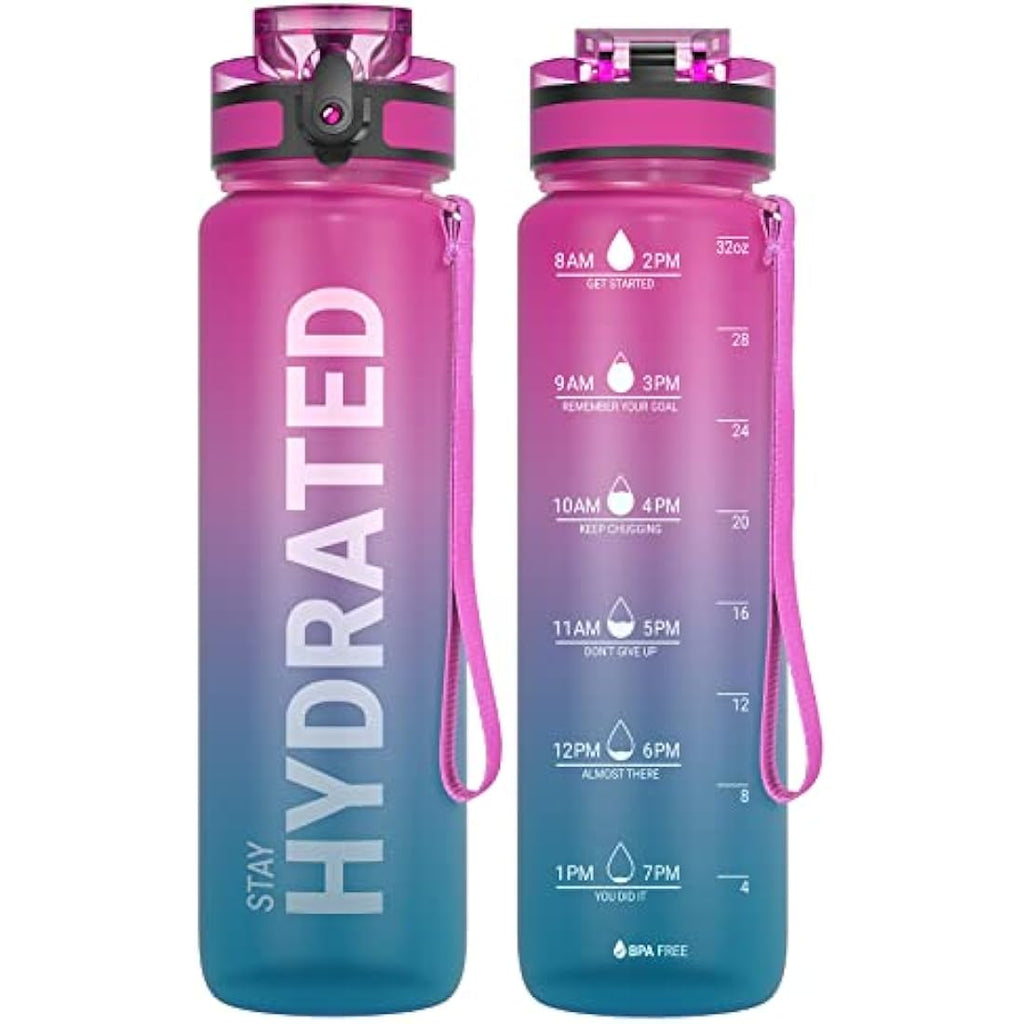 Sahara Sailor Motivational Water Bottle | 1L Tritan BPA Free Sport Flask