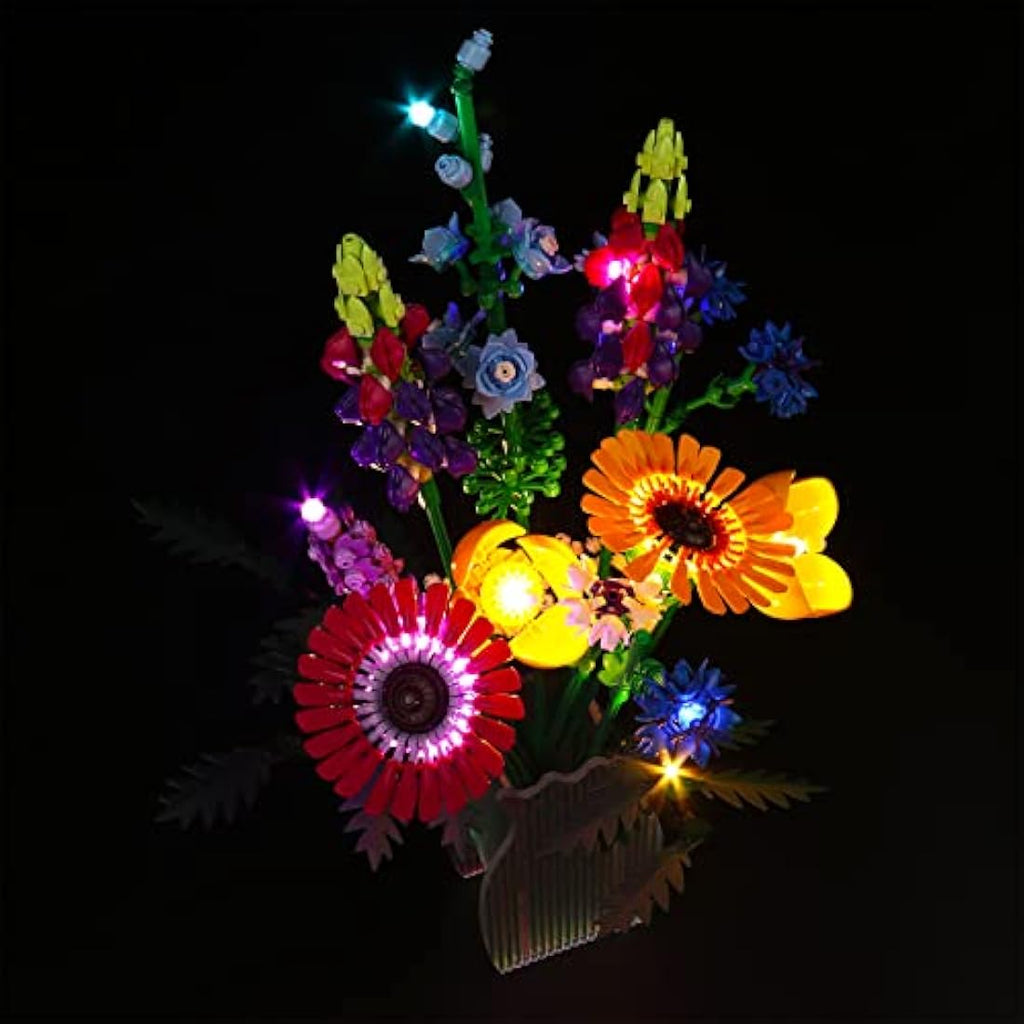 Jolof Store LED Light Kit for Lego Wildflower Bouquet 10313 Set