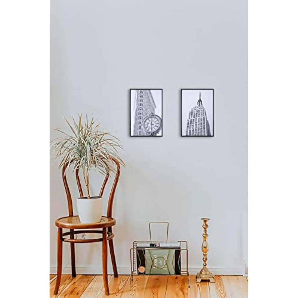 Jolof Store A3 Black Aluminum Certificate Picture Frames - Set of 3
