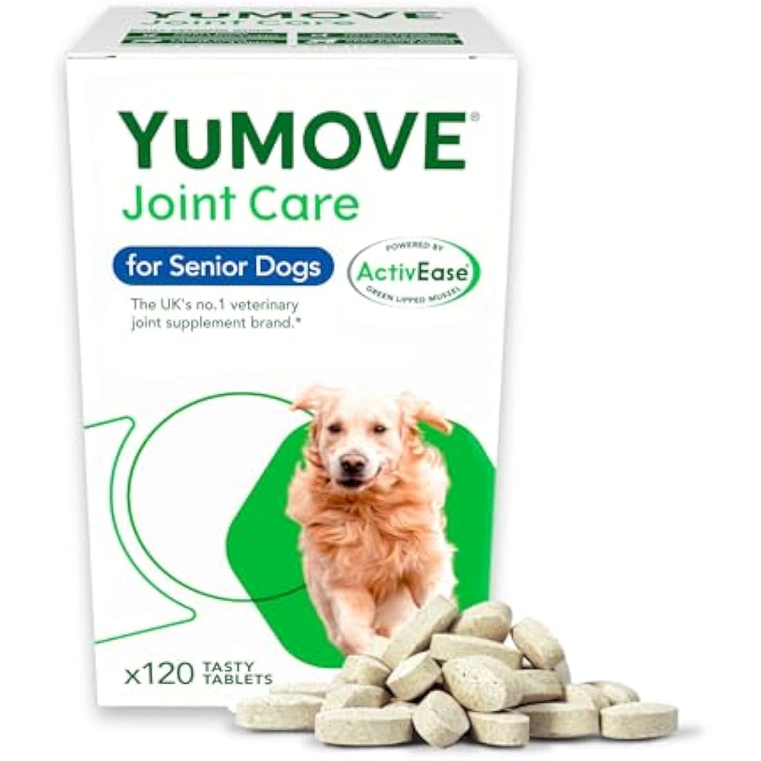 YuMOVE Senior Dog Joint Supplement | High Strength Hip Care | 120 Tablets