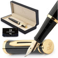 Wordsworth & Black Fountain Pen Set | 18K Gilded Nib & Ink Cartridges