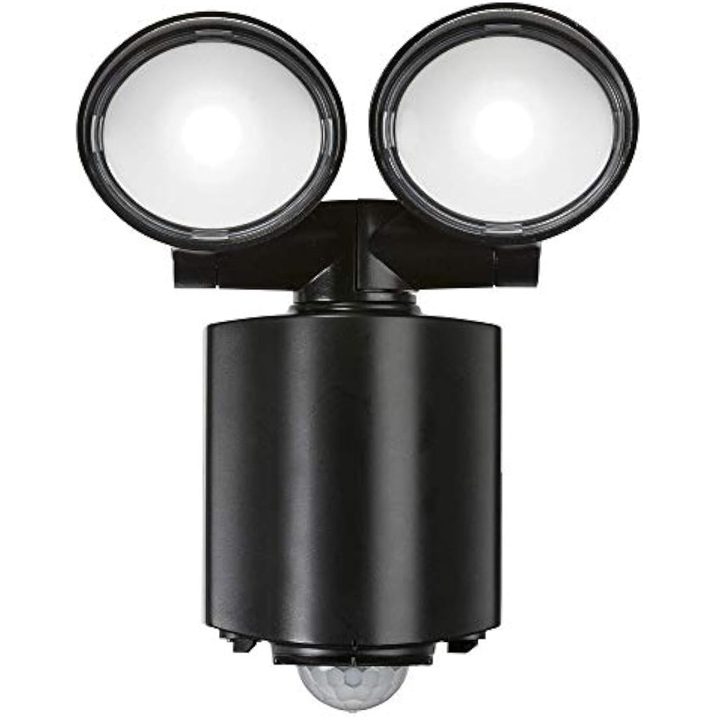 Knightsbridge LED Twin Spot Security Light with PIR Sensor - Black