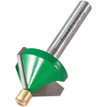 Trend CraftPro 45 Degree Chamfer Router Bit – 1/4 Inch Shank TCT