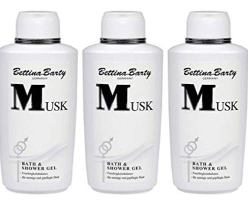 Bettina Barty Musk Bath & Shower Gel – 3 x 500 ml Bulk Value Pack