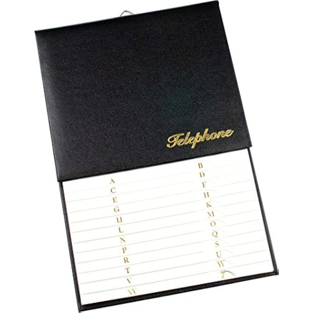 Esposti Address & Telephone Index - Black Vinyl Grained Cover - 150x230mm