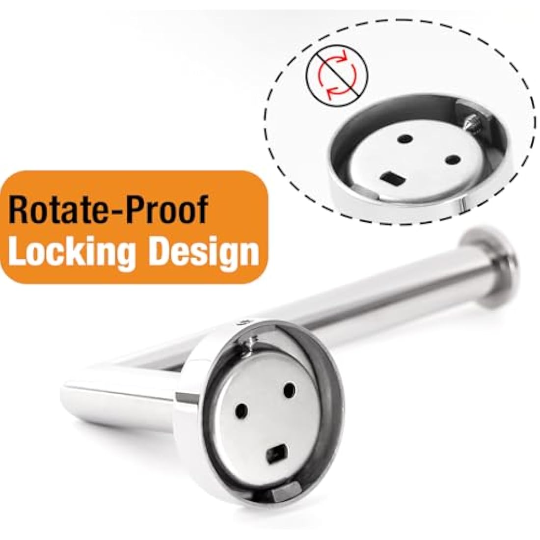 Hitslam Toilet Paper Holder – Stainless Steel Wall Mounted Chrome Roll Holder