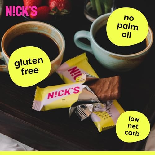 NICKS Chocolate Wafer Bars – Low Carb & Gluten Free Multipack (24x35g)