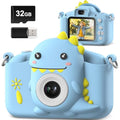 Hangrui Kids Digital Camera – 20MP Dual Lens 1080P Video Toy with 32GB Card