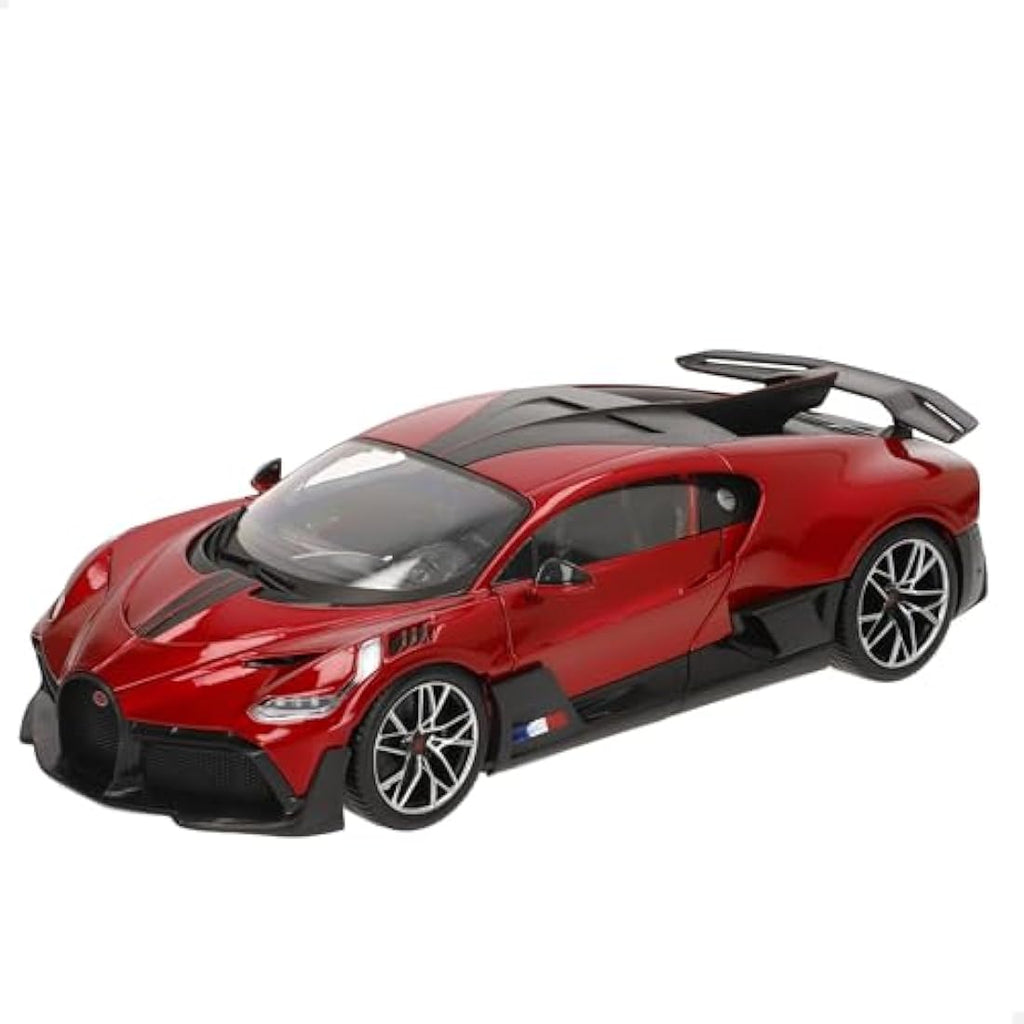 Bburago Bugatti Divo Diecast Model Car – 1:18 Scale Red Collector Edition