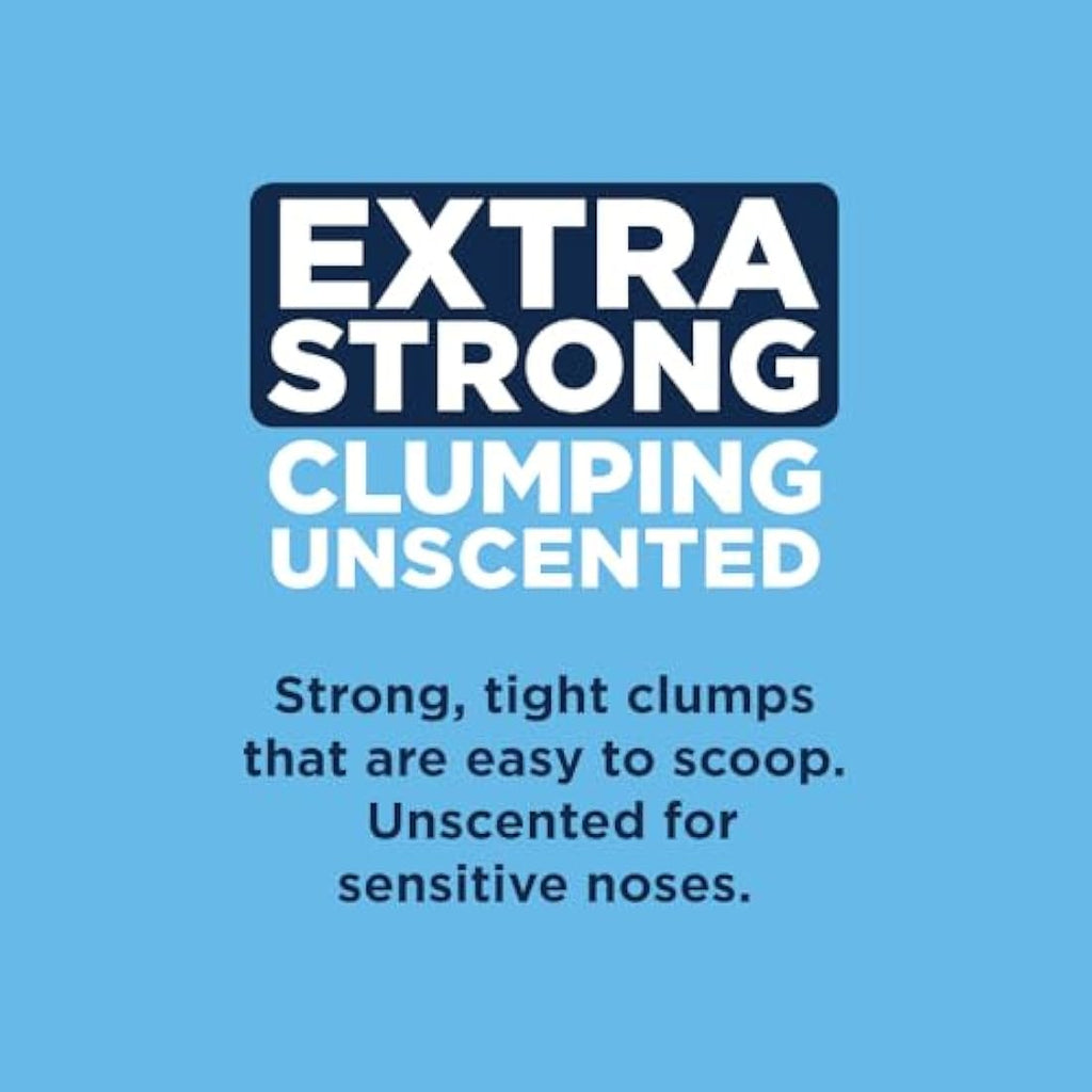 Ever Clean Extra Strong Unscented Clumping Cat Litter – 20L Bag