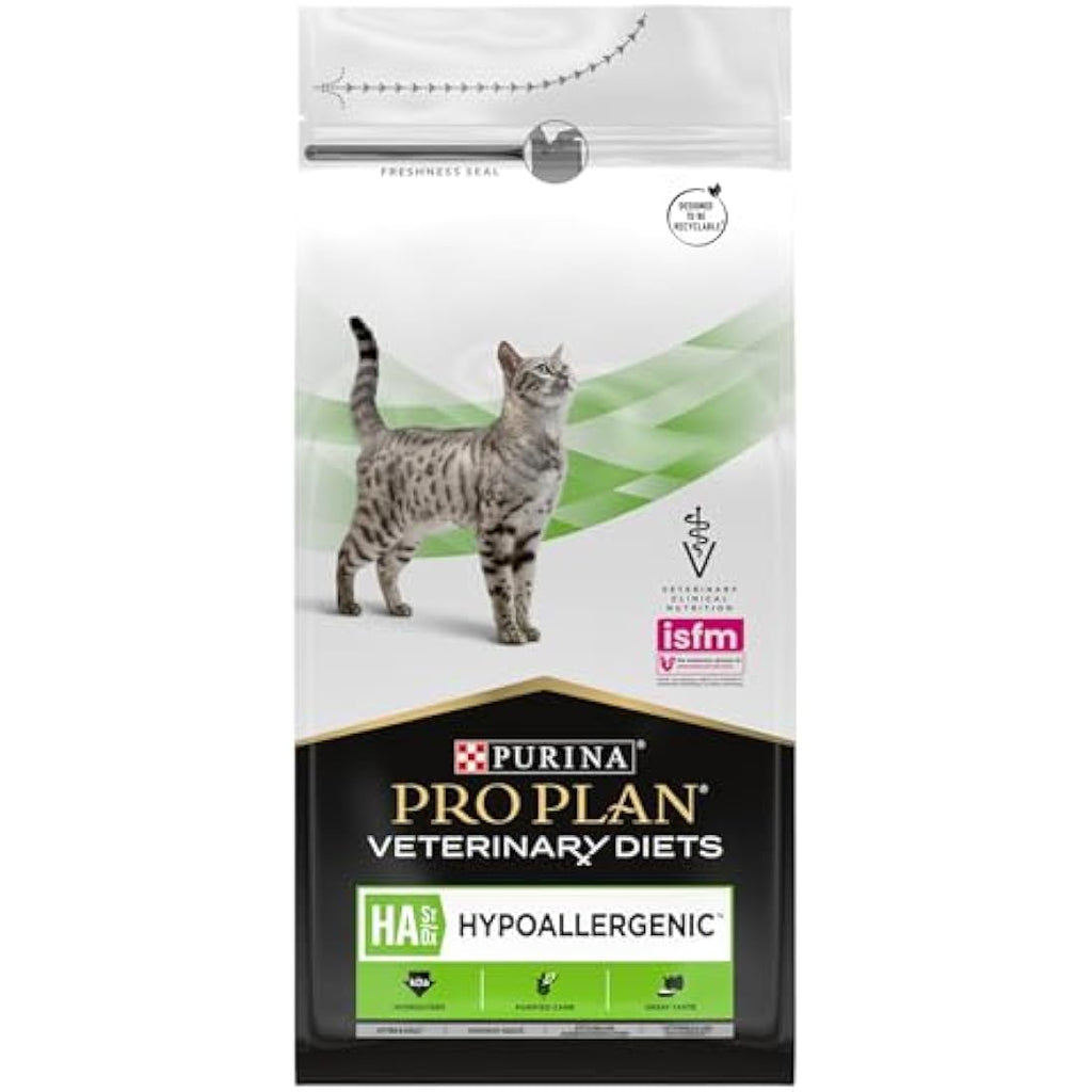 Purina Pro Plan HA Hypoallergenic Dry Cat Food - Hydrolysed Protein 1.3kg