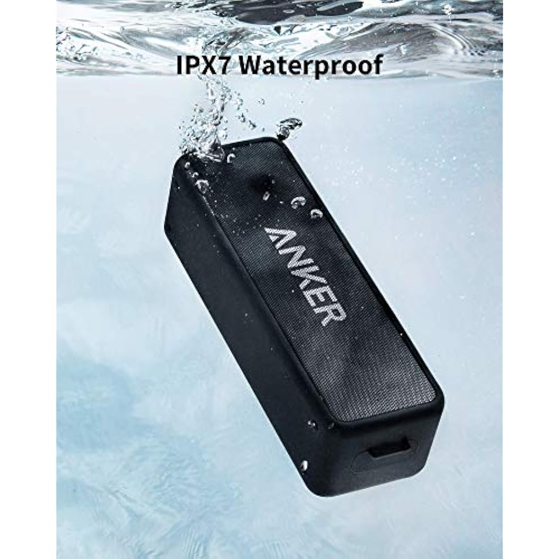 Anker Soundcore 2 Portable Bluetooth Speaker | IPX7 Waterproof – 12W