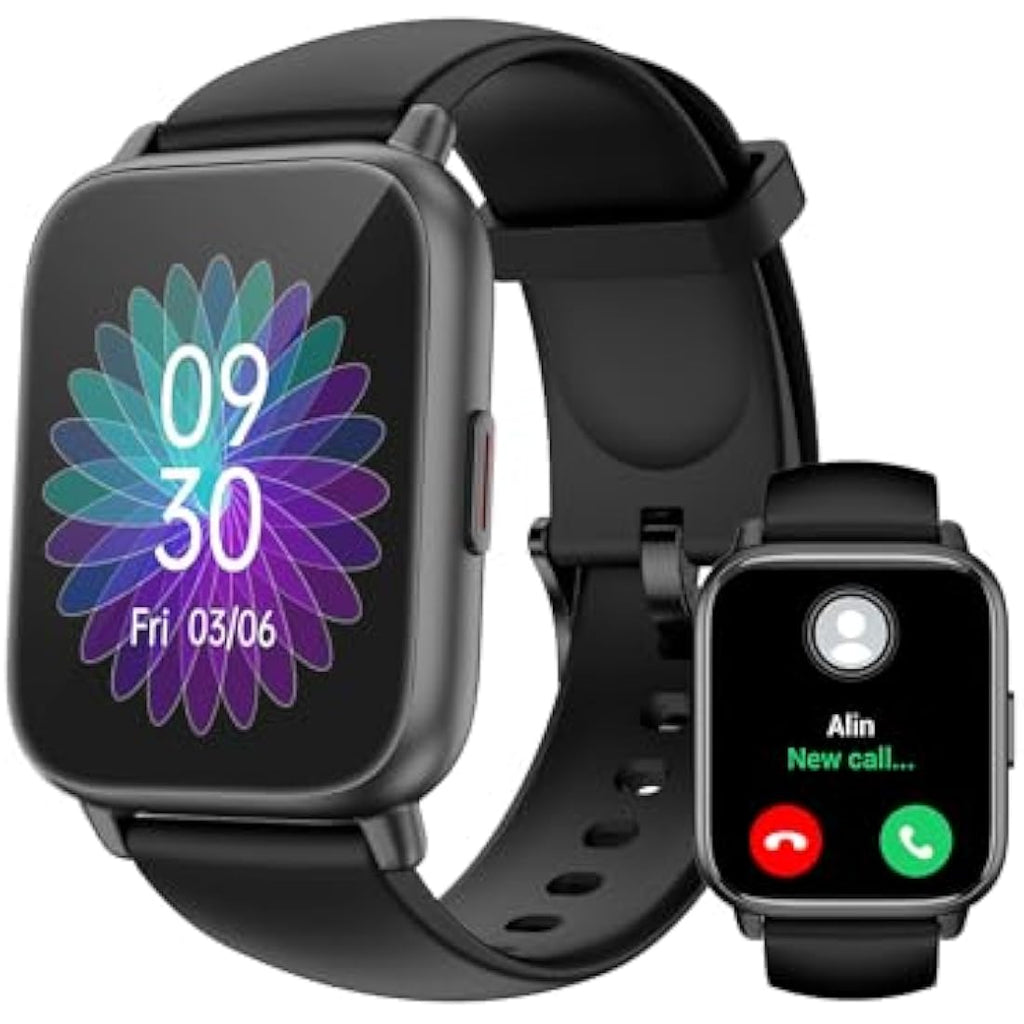 RUIMEN Smart Watch - 1.85" Fitness Tracker with Bluetooth Call & Heart Rate