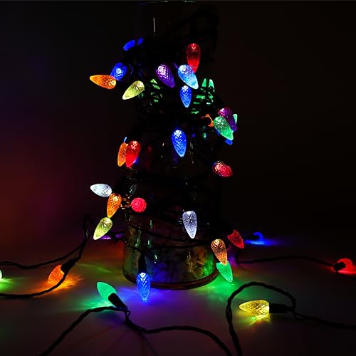 Christmas Concepts 200 Multi Colour LED Pinecone Twinkling Lights