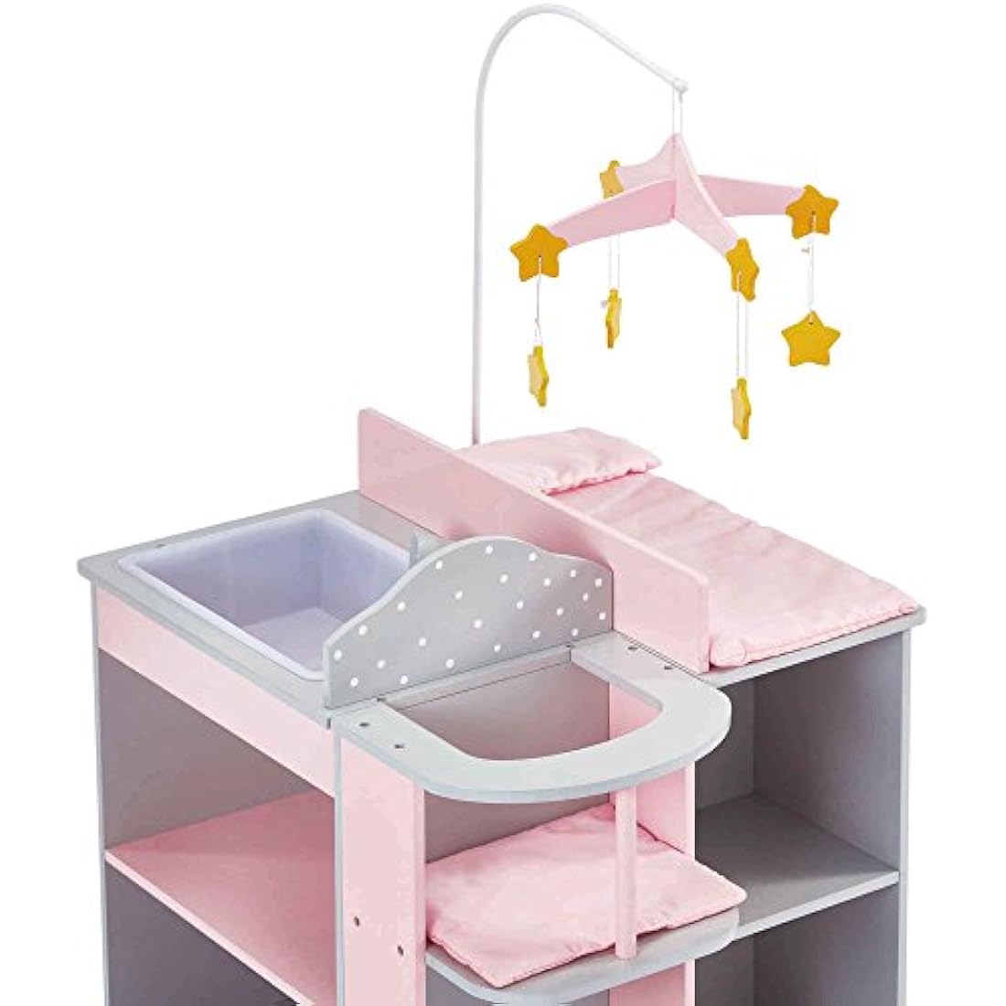 Olivia's Little World 6-in-1 Wooden Baby Doll Nursery Changing Station